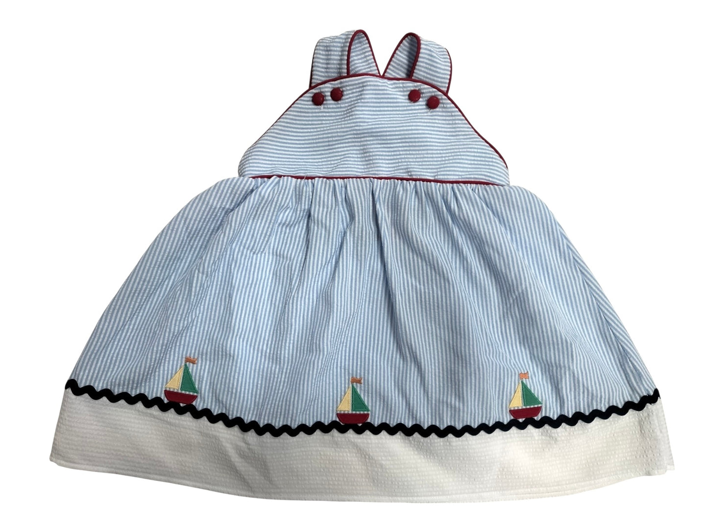 Sailboat Appliqué Dress