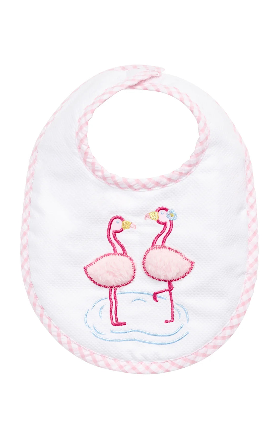 Applique Bib - Flamingo