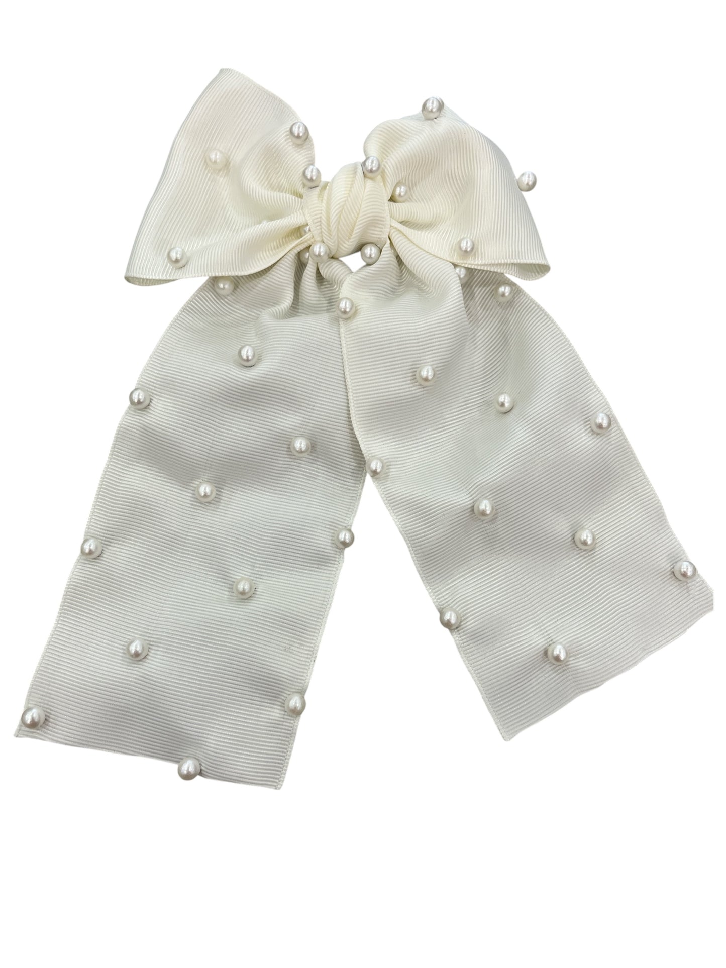 Emily Bow with Pearls
