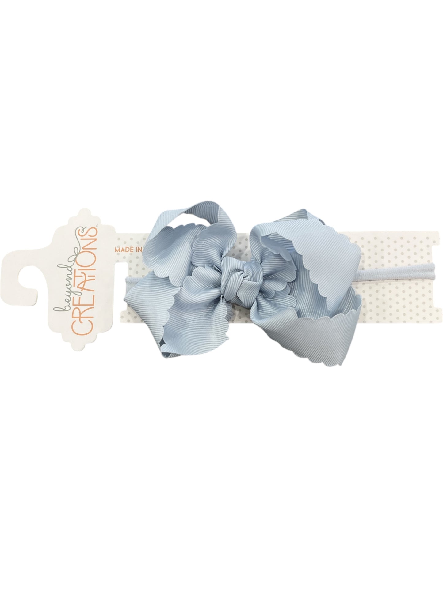 Thin Scalloped Headband
