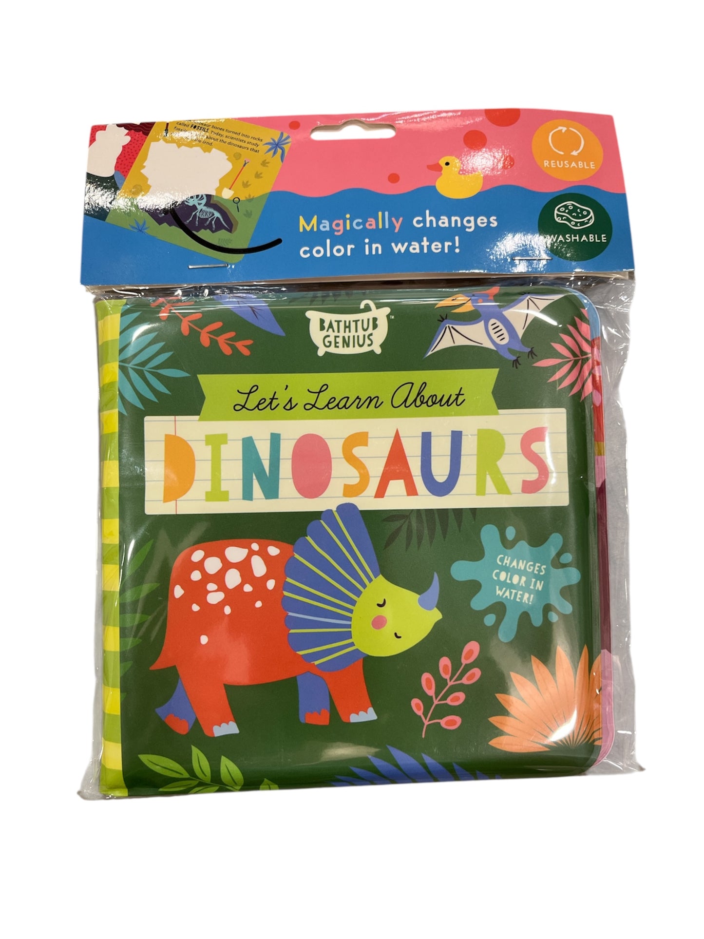 Dinosaurs Bath Book