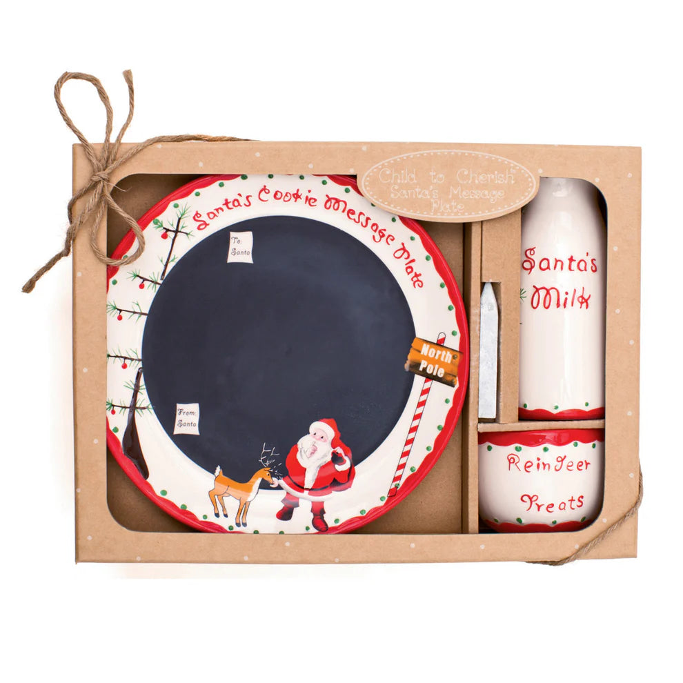 Santa's Message Plate