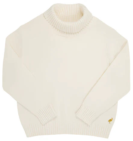 Townsend Turtleneck Sweater - Pearl