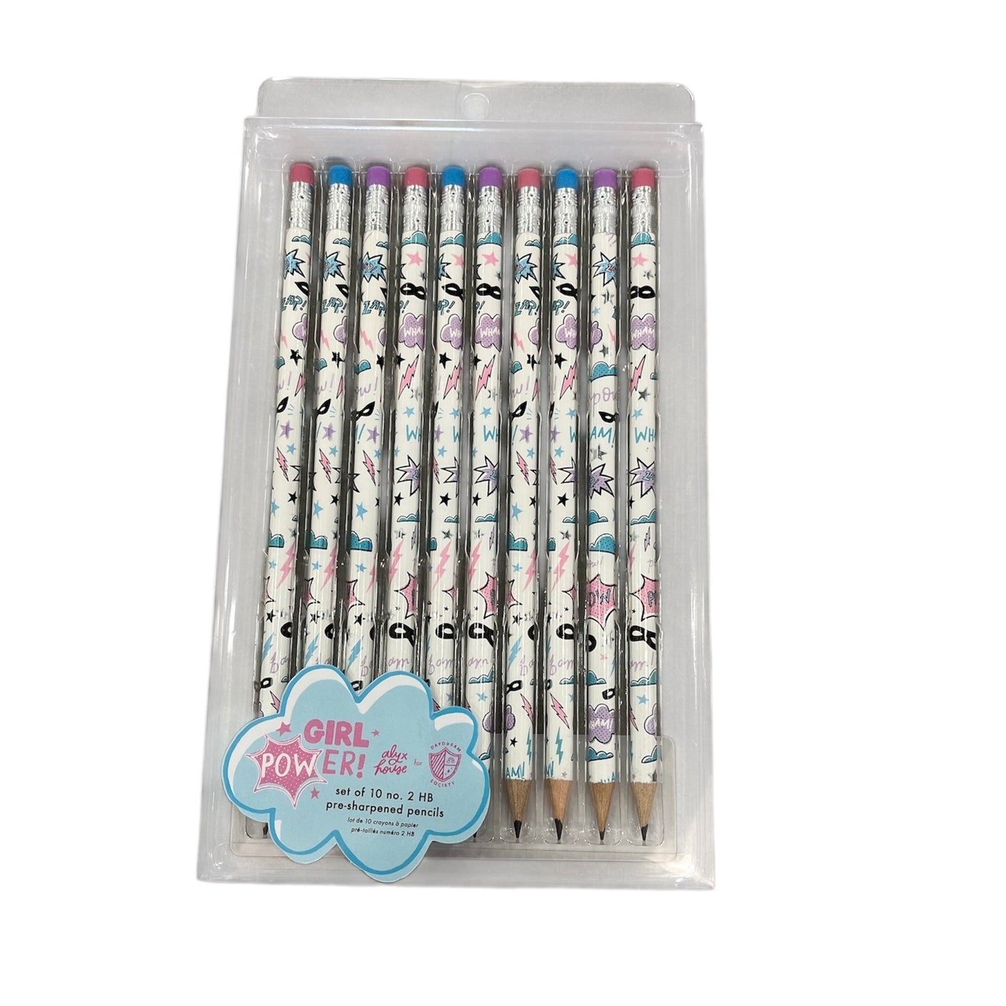 Girl Power Pencil Set