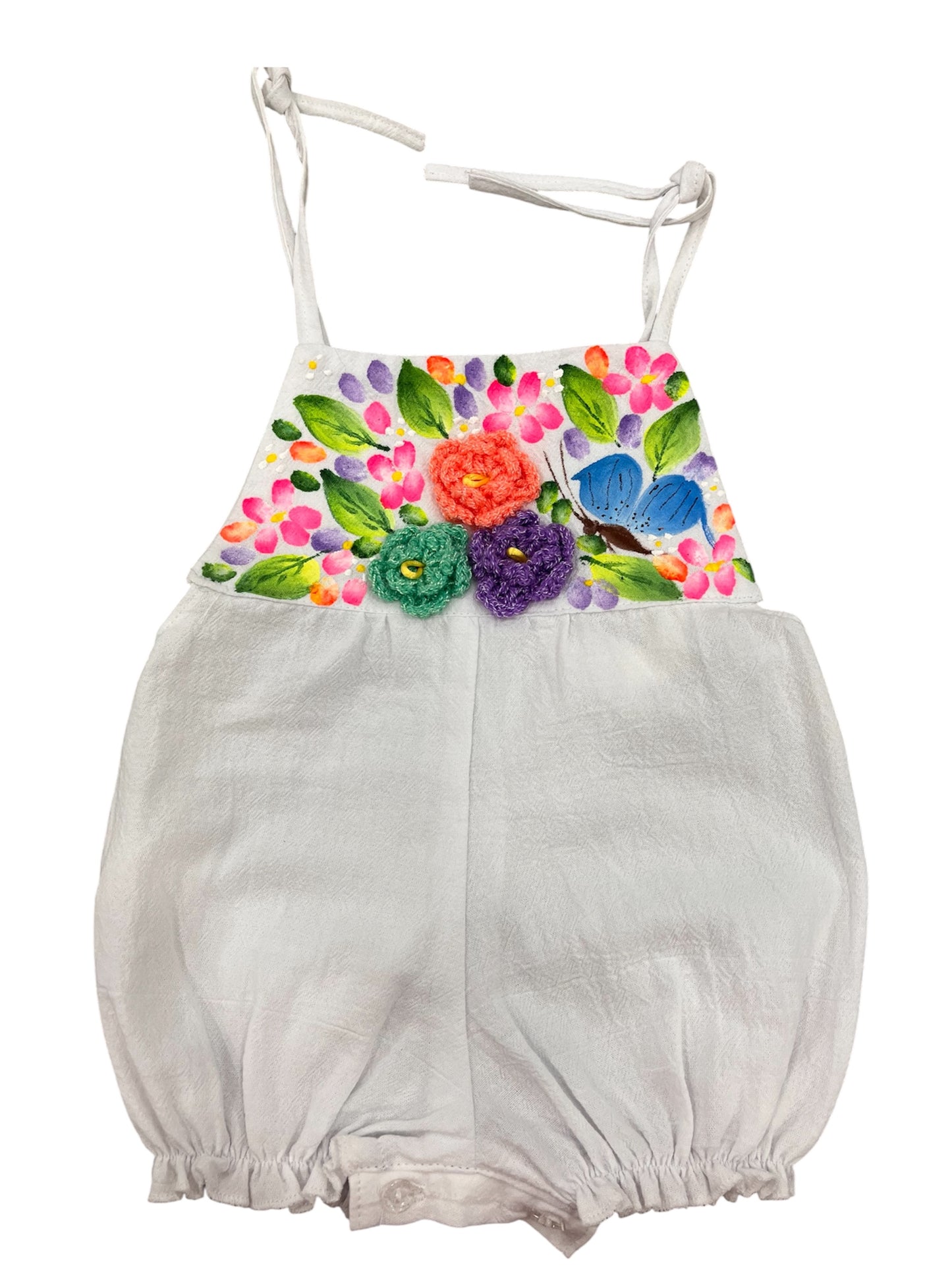 Crochet Flower Onesie