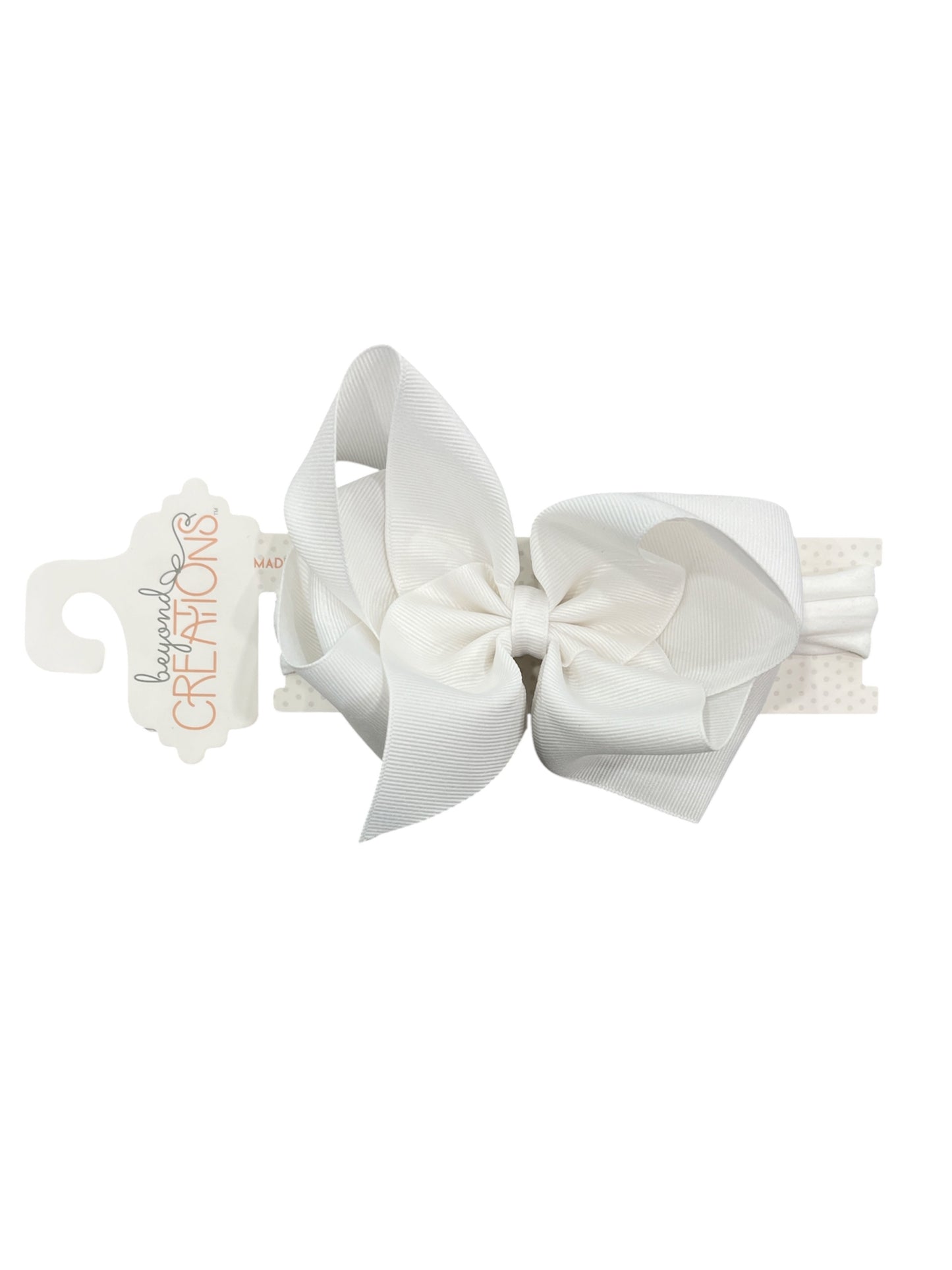 Wide Bow Headband- Large