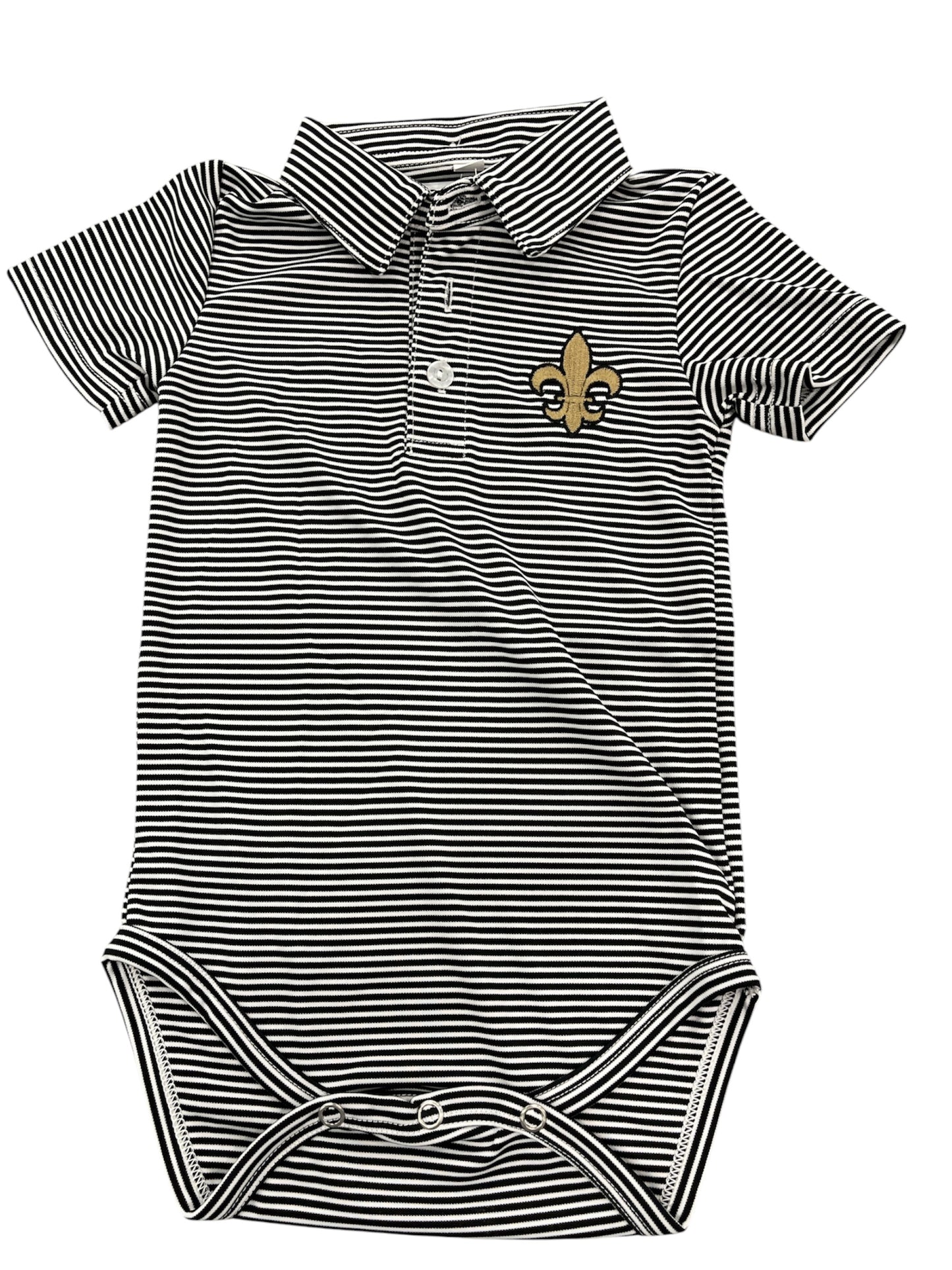 Fleur de Lis Polo Onesie
