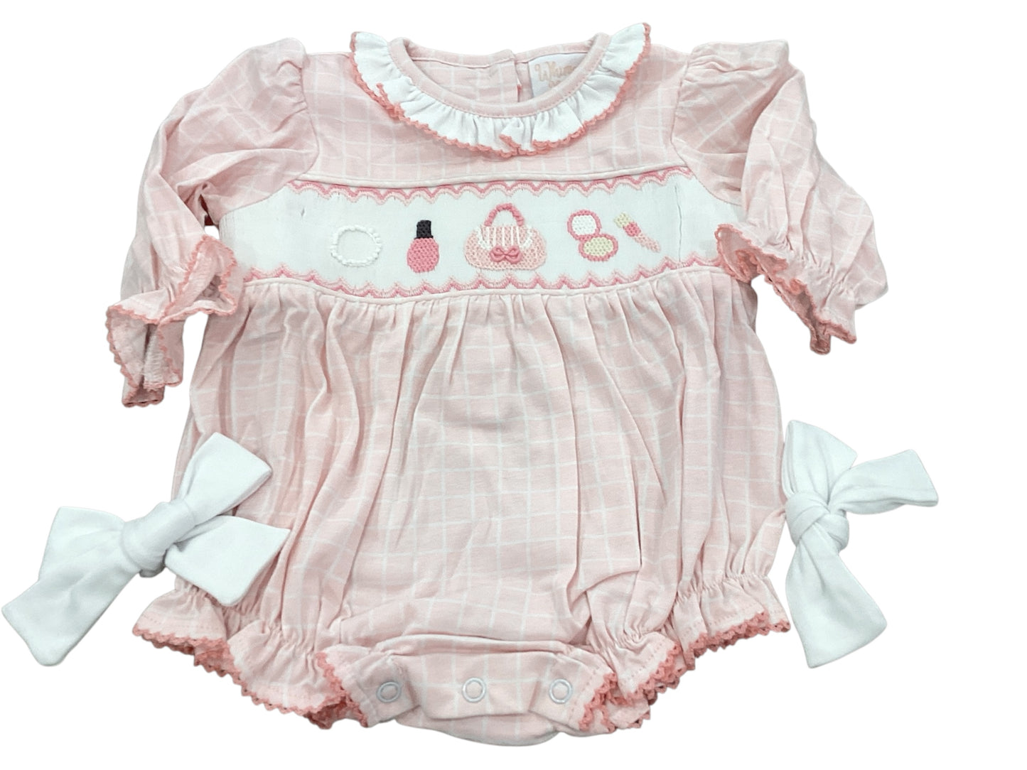 Smocked Ruffle Bubble