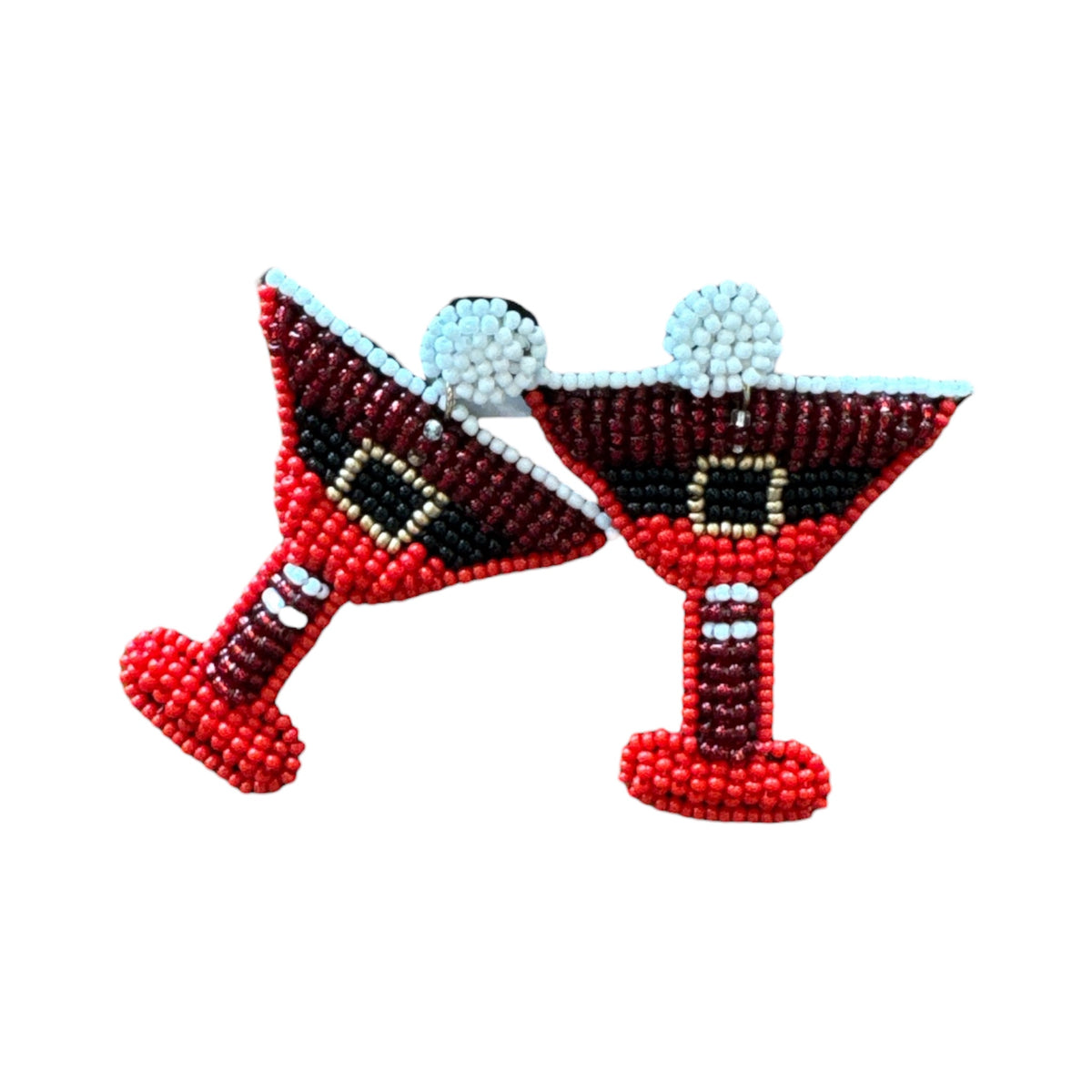 Beaded Earrings - Christmas
