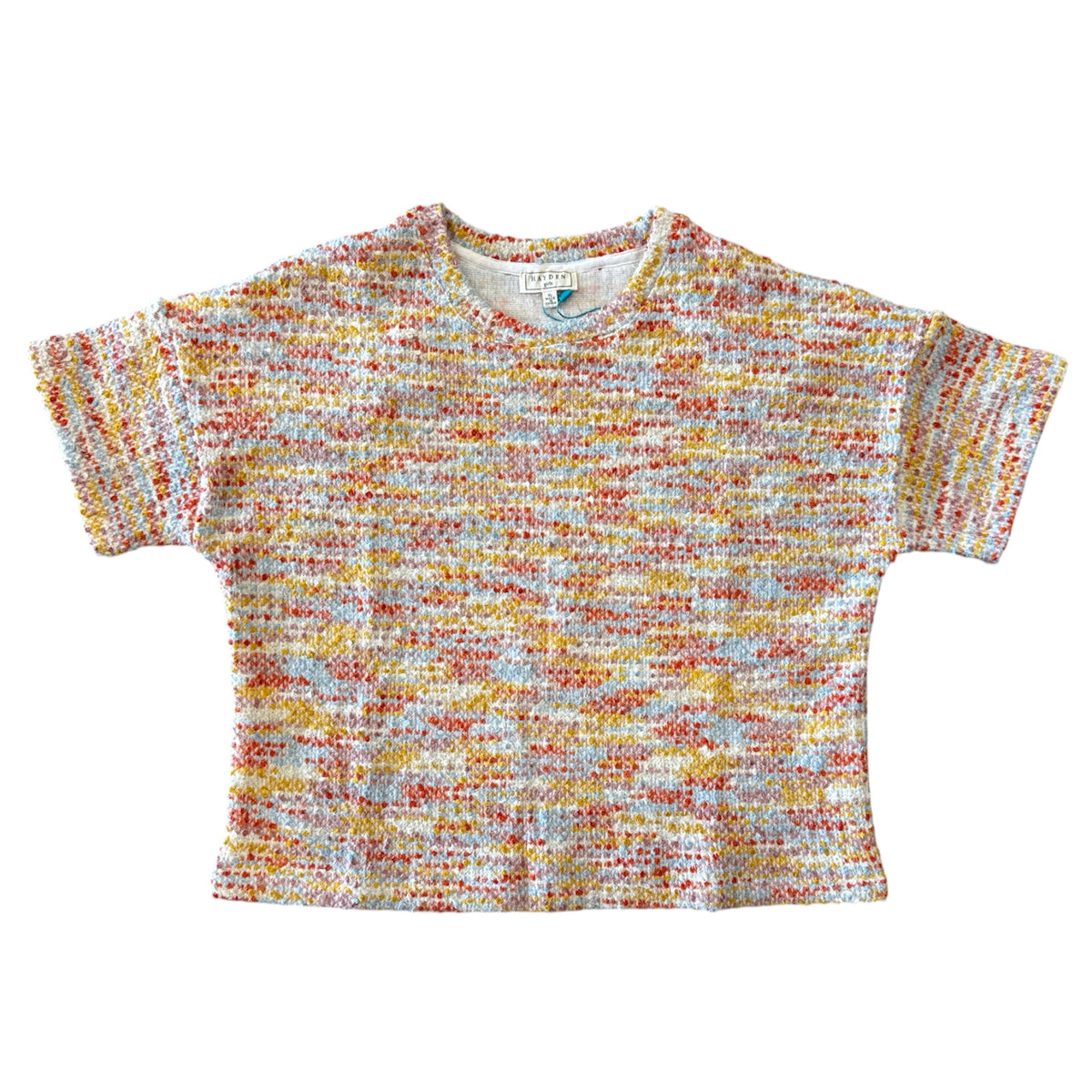 Mom's Textured Boxy Top
