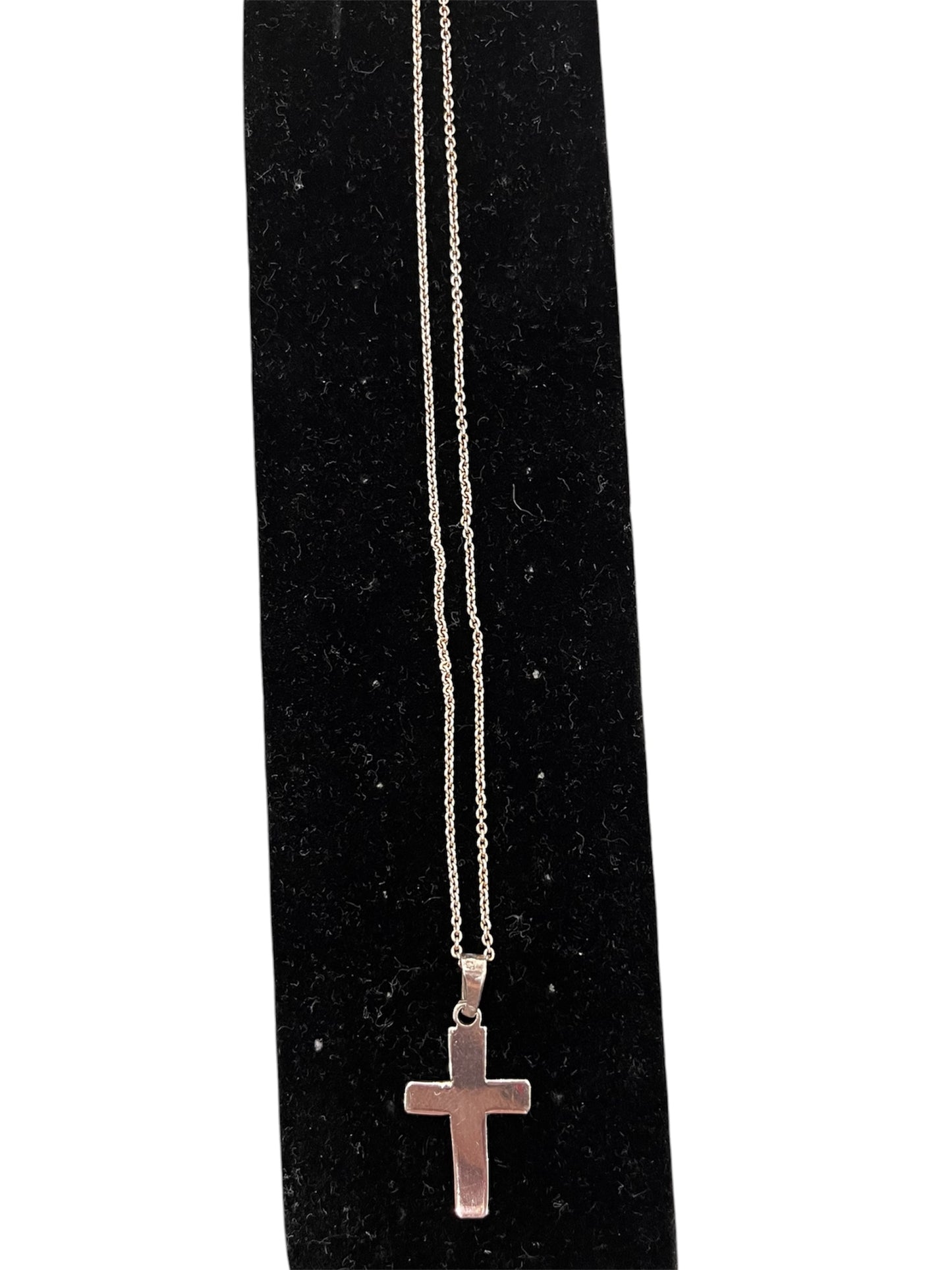 Silver Cross on Chain