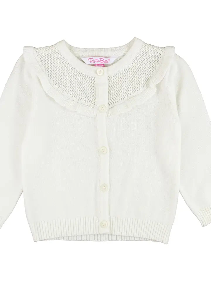 Ruffle Cardigan