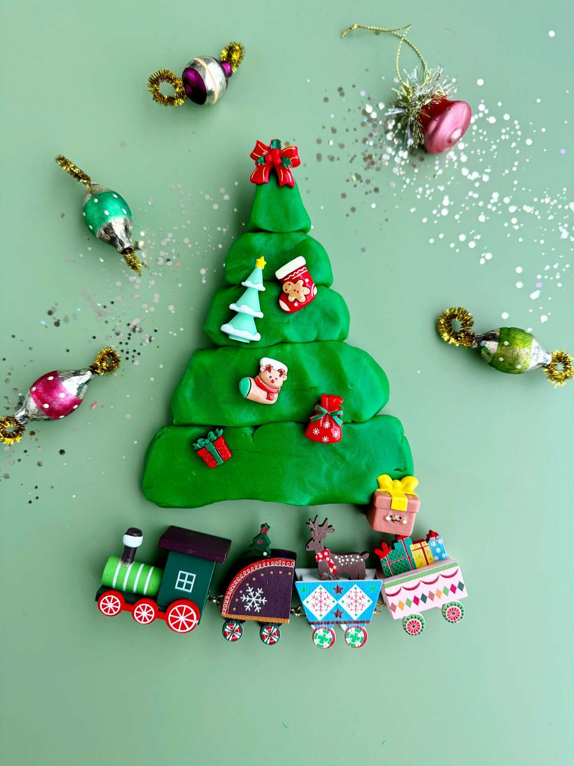 Christmas Train Dough