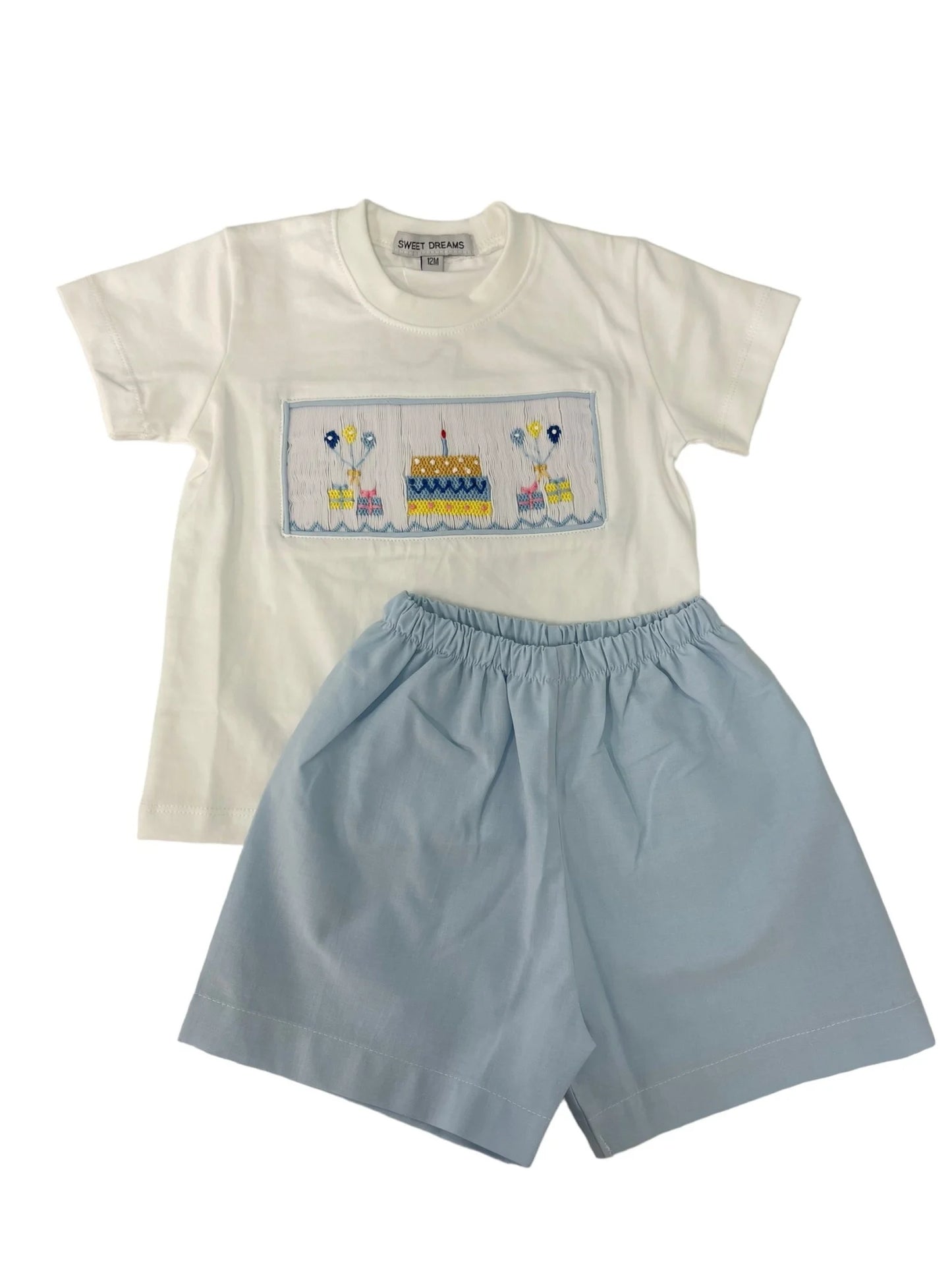 Smocked Birthday Set