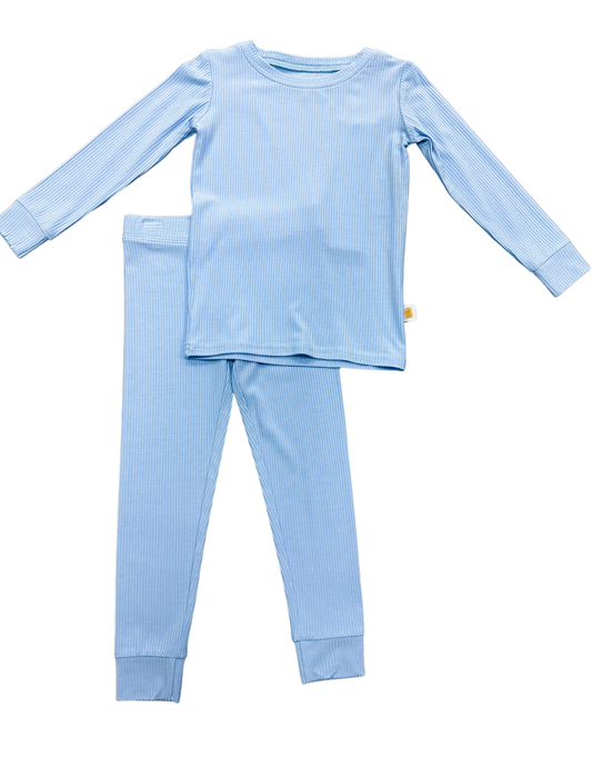 Blue Ripped Jam Set