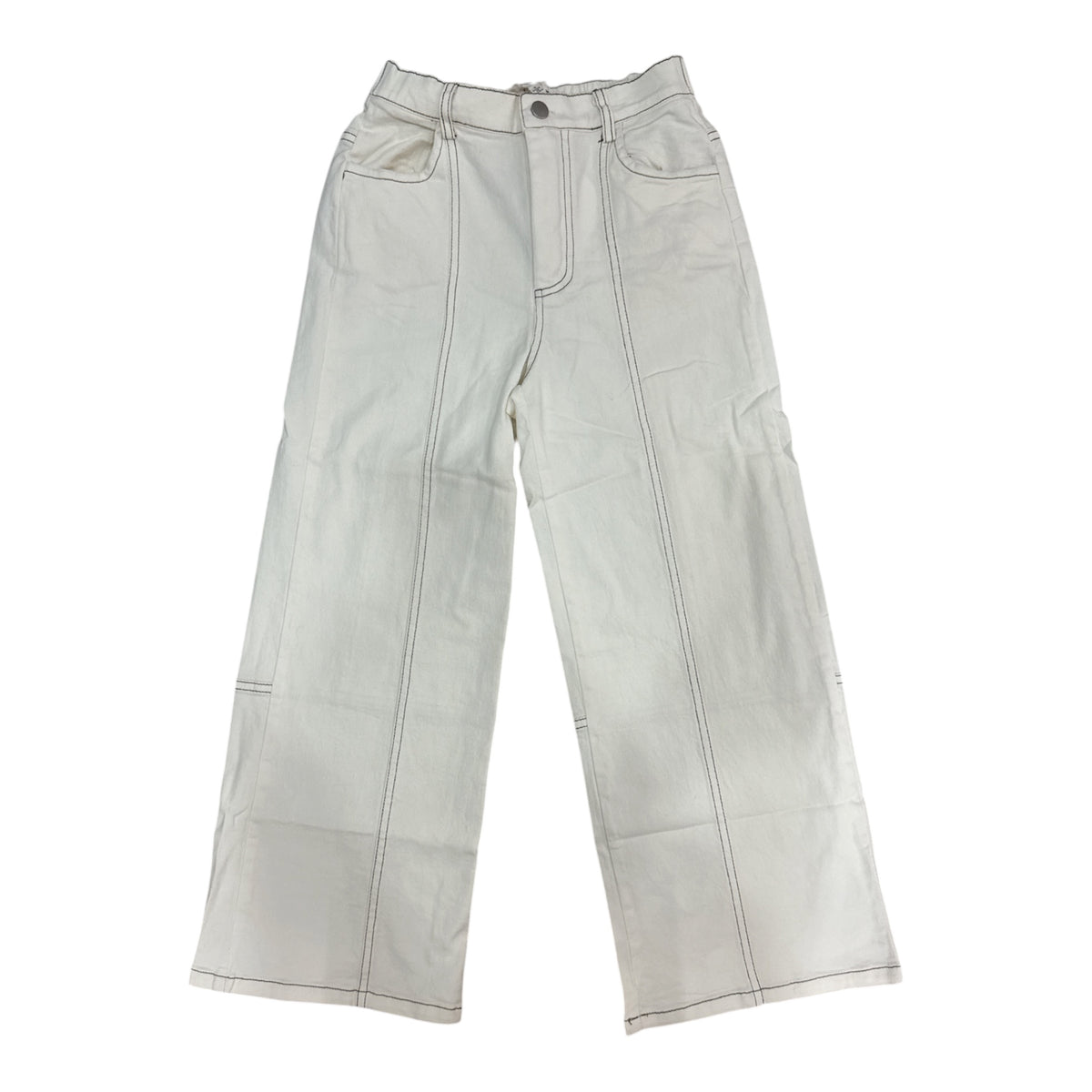 Straight Leg Pants Ivory