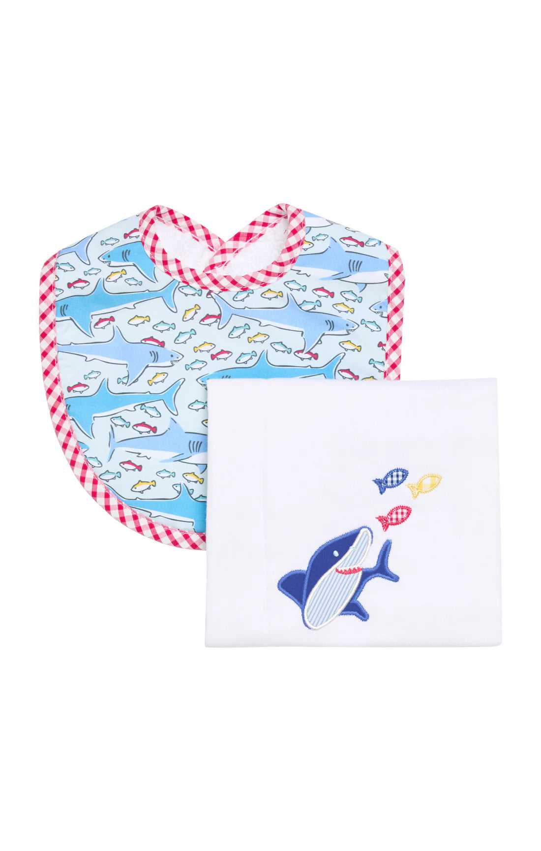 Bib + Burp Set - Shark