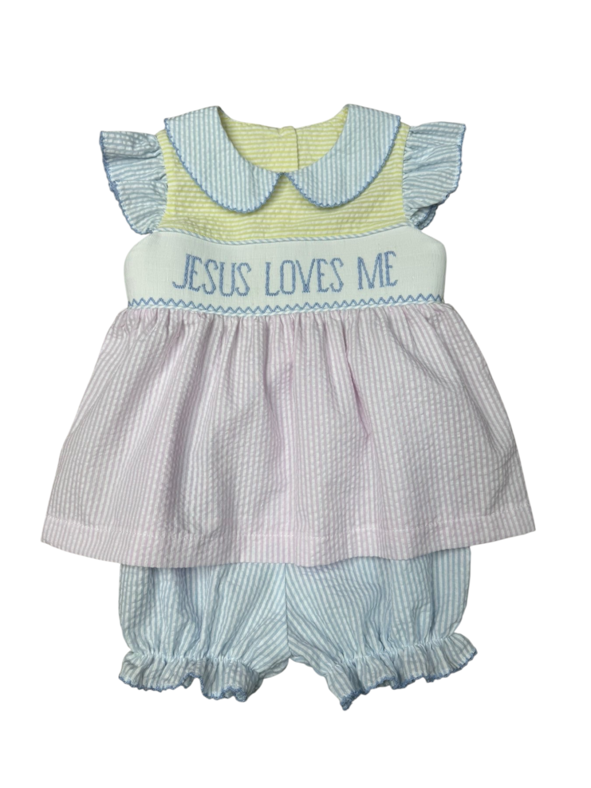 Jesus Loves Me Bloomer Set