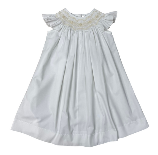 Smocked Geo Dress