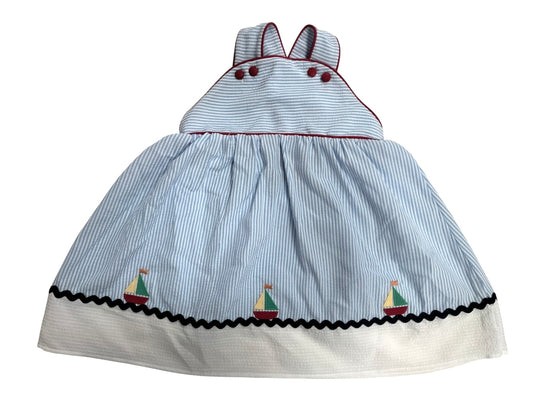 Sailboat Appliqué Dress