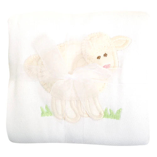 Applique Burp - Lamb