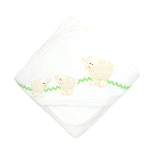 Hooded Towel - Lamb