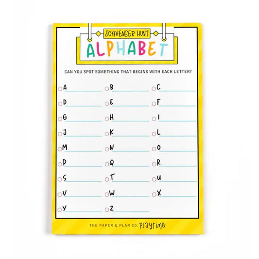 Alphabet Scavenger Hunt