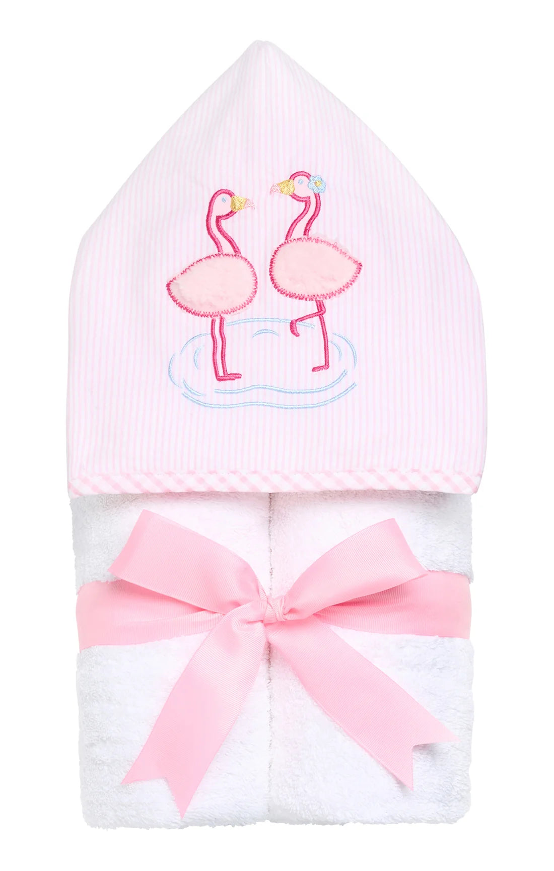 Hooded Towel - Flamingo