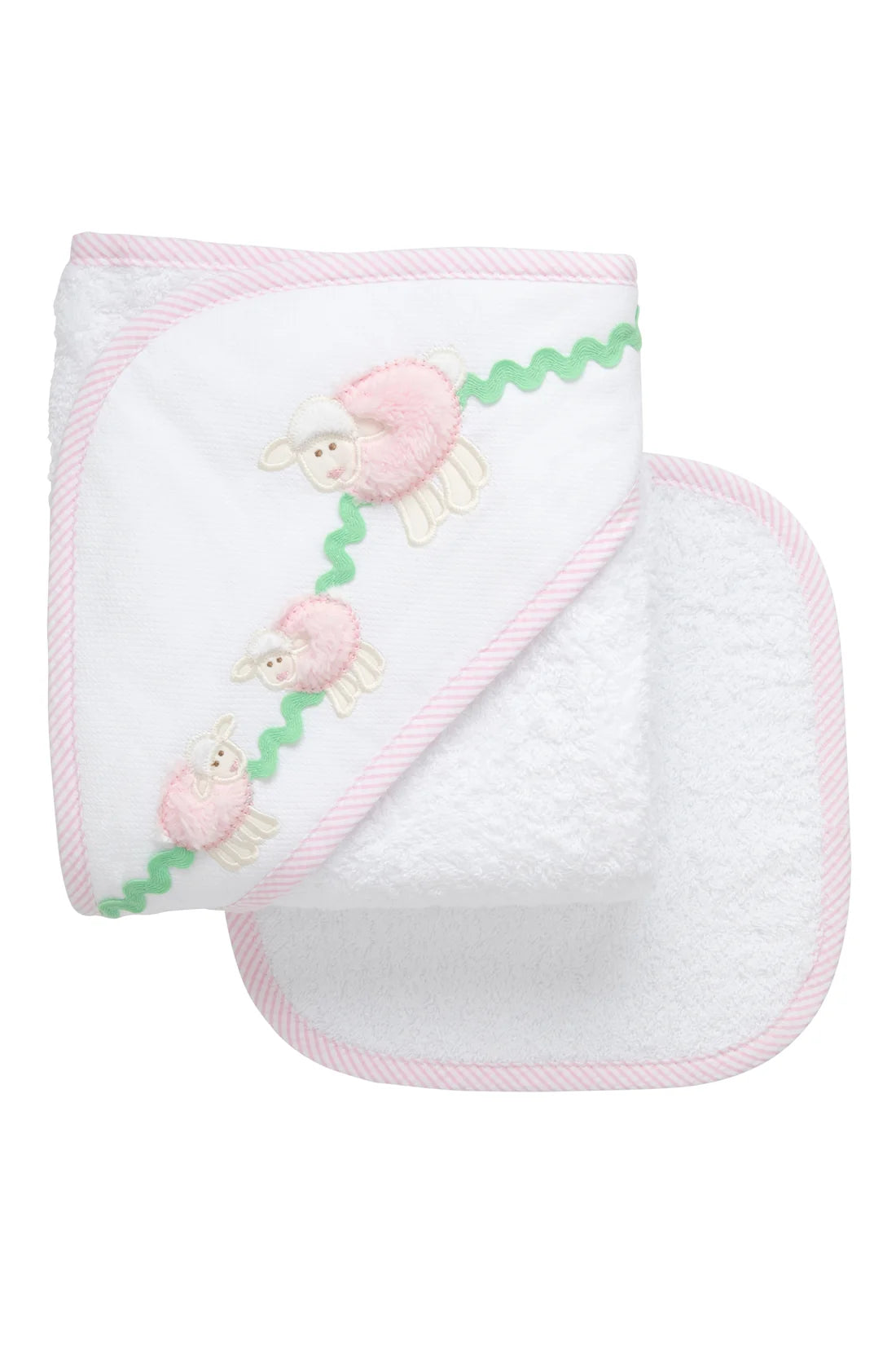 Bath Towel Set - Pink Lamb