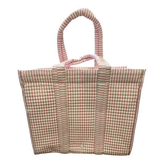 Quilted Go Go Tote - Pink