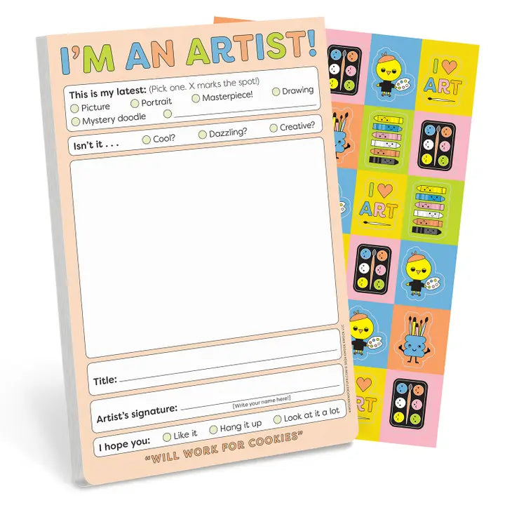 I'm an Artist Playtime Pad