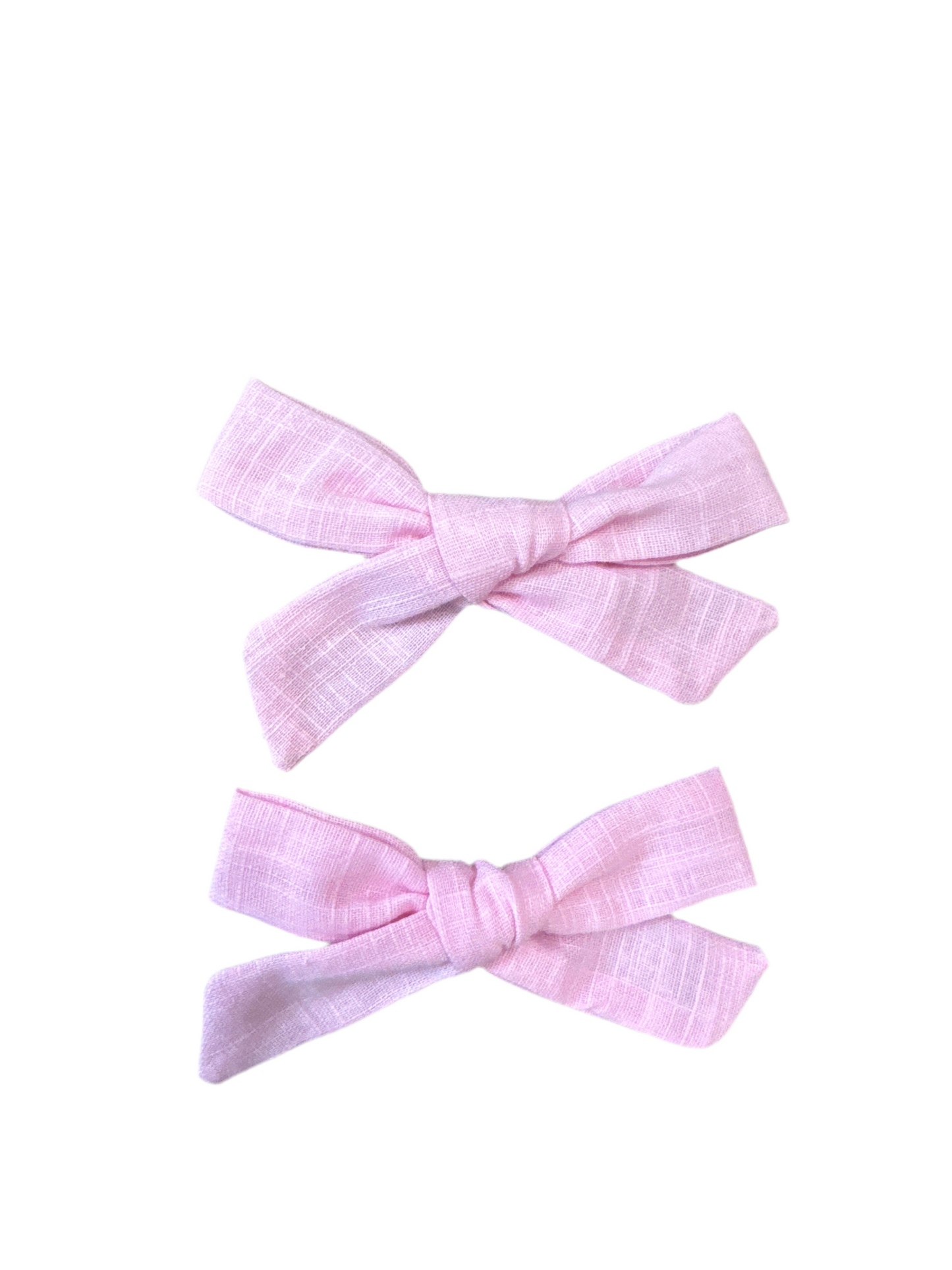 Linen Hair Bows