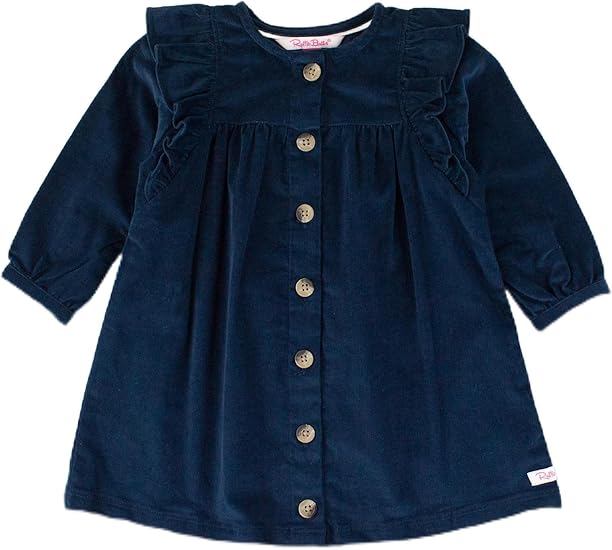 Ruffle Corduroy Dress