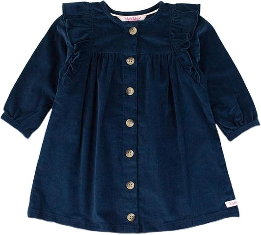 Ruffle Corduroy Dress