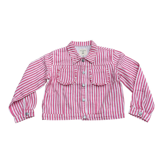 Ruffle Pocket Jacket
