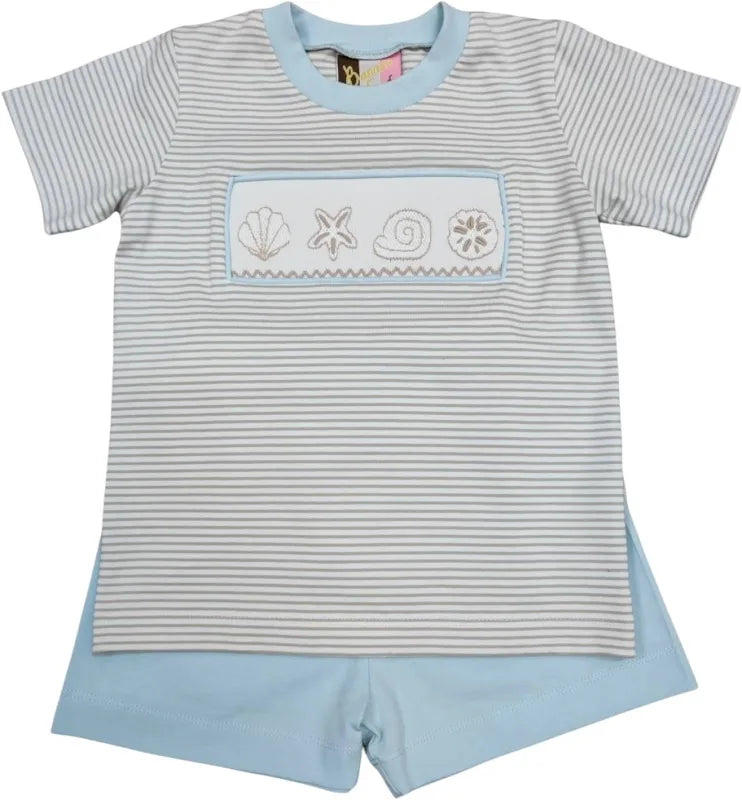 Seashell Smocked Set