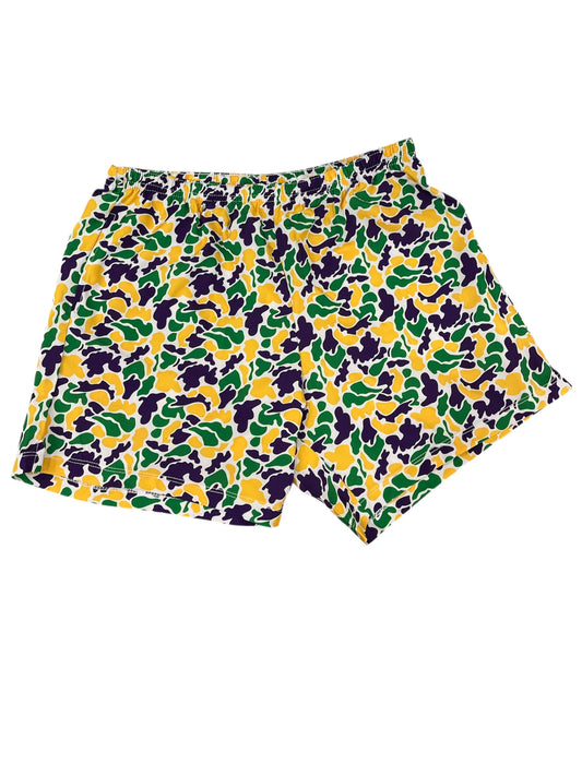 Mardi Gras Camo Short