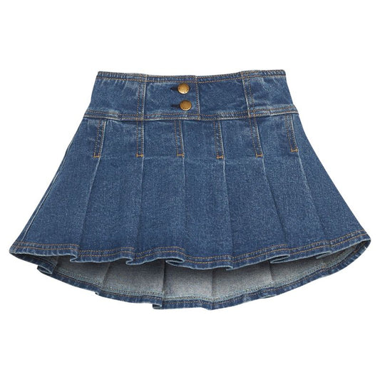 Pleated Mini Skirt