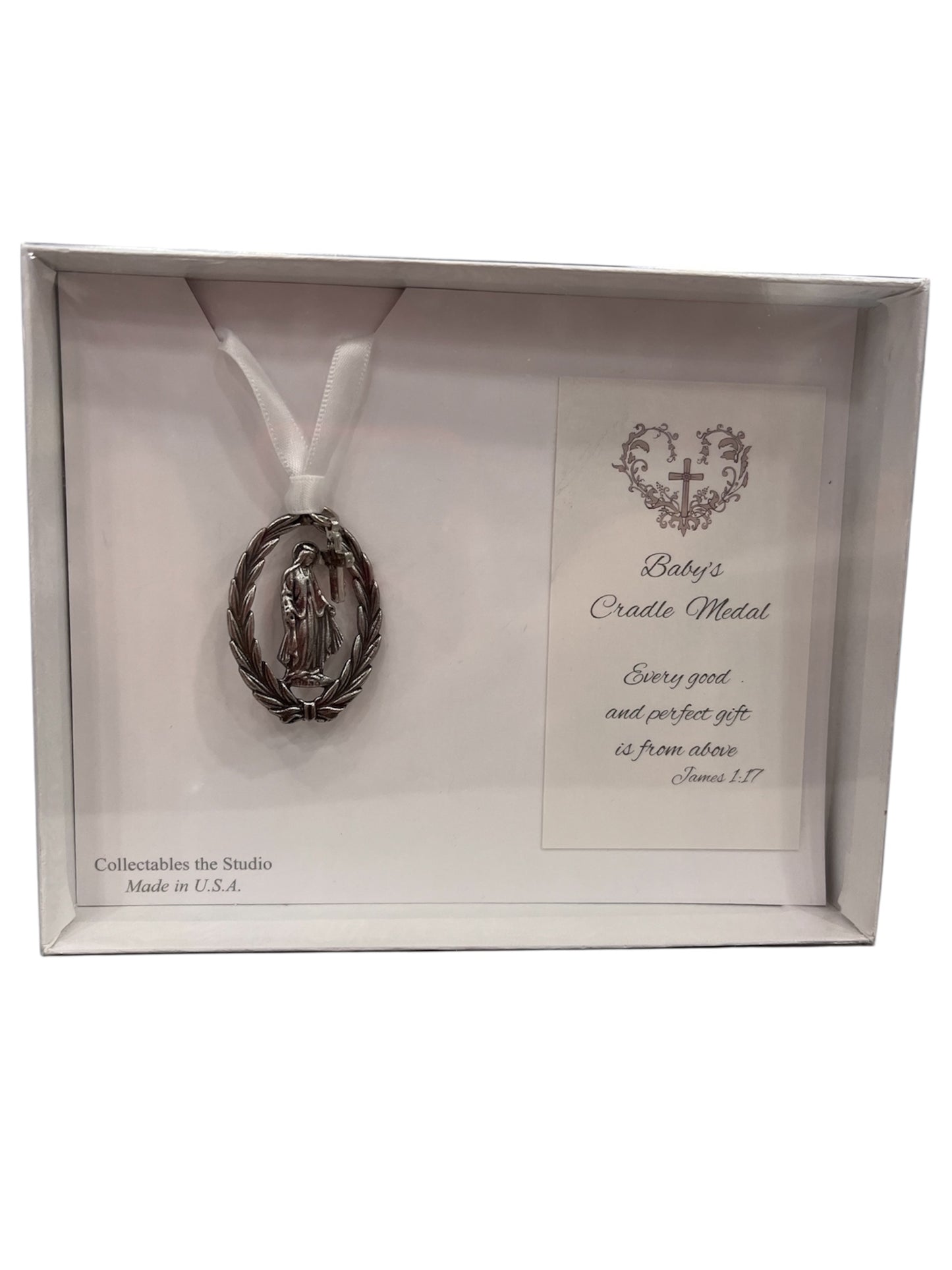 Catholic Mary Cradle Medal