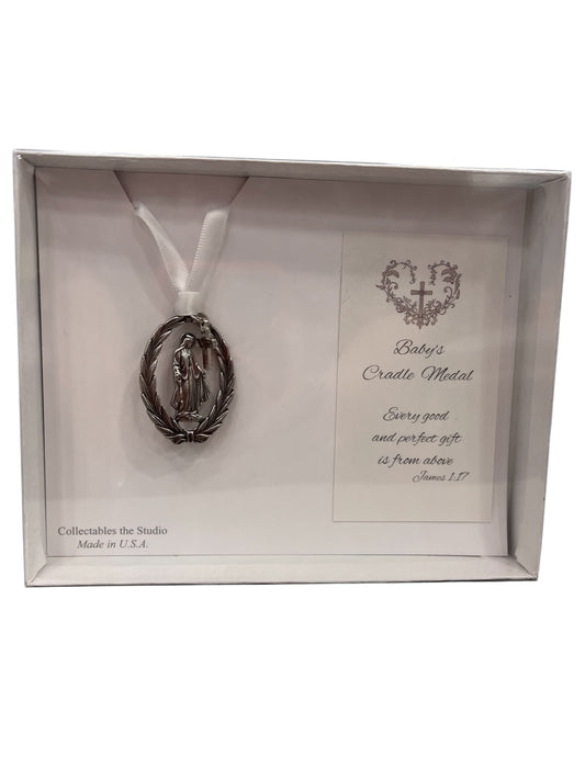 Catholic Mary Cradle Medal