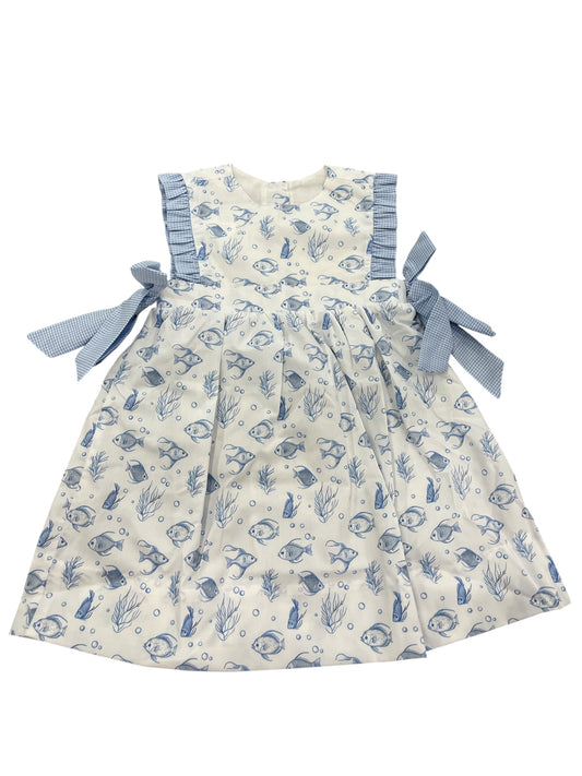 Fish Print Dress