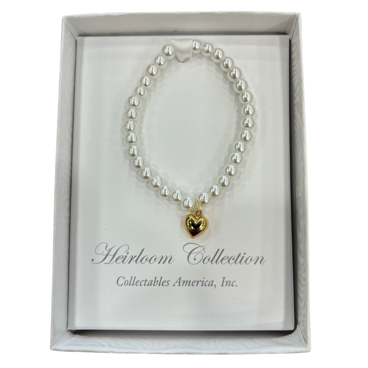 Heart Pearl Bracelet