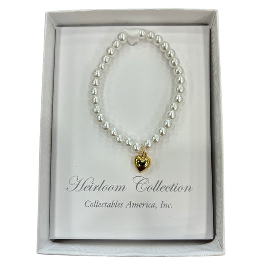 Heart Pearl Bracelet