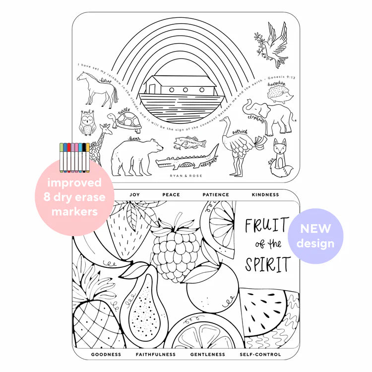 Christian Coloring Mats