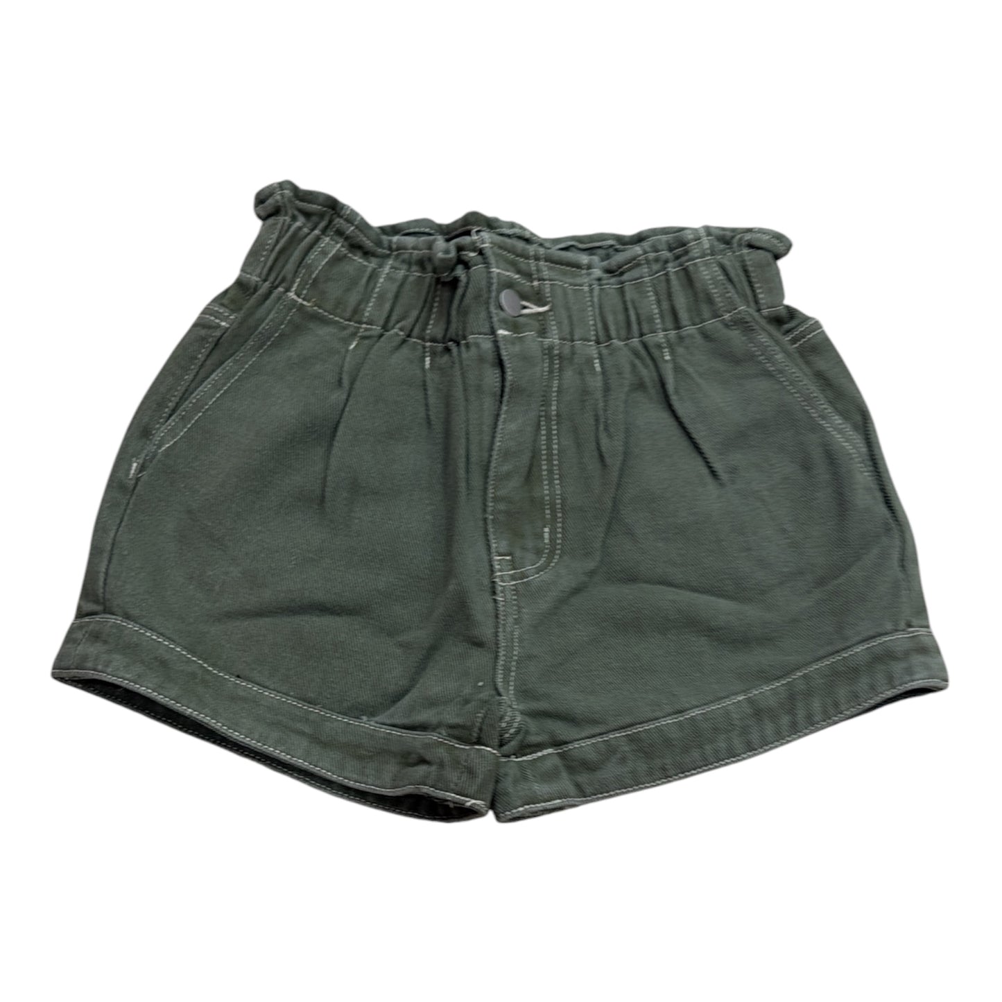 Denim Paperbag Shorts