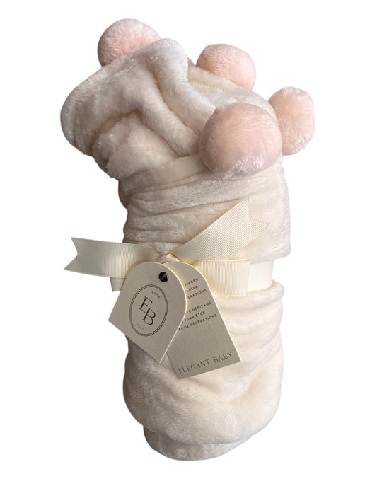 Pom Fleece Blanket