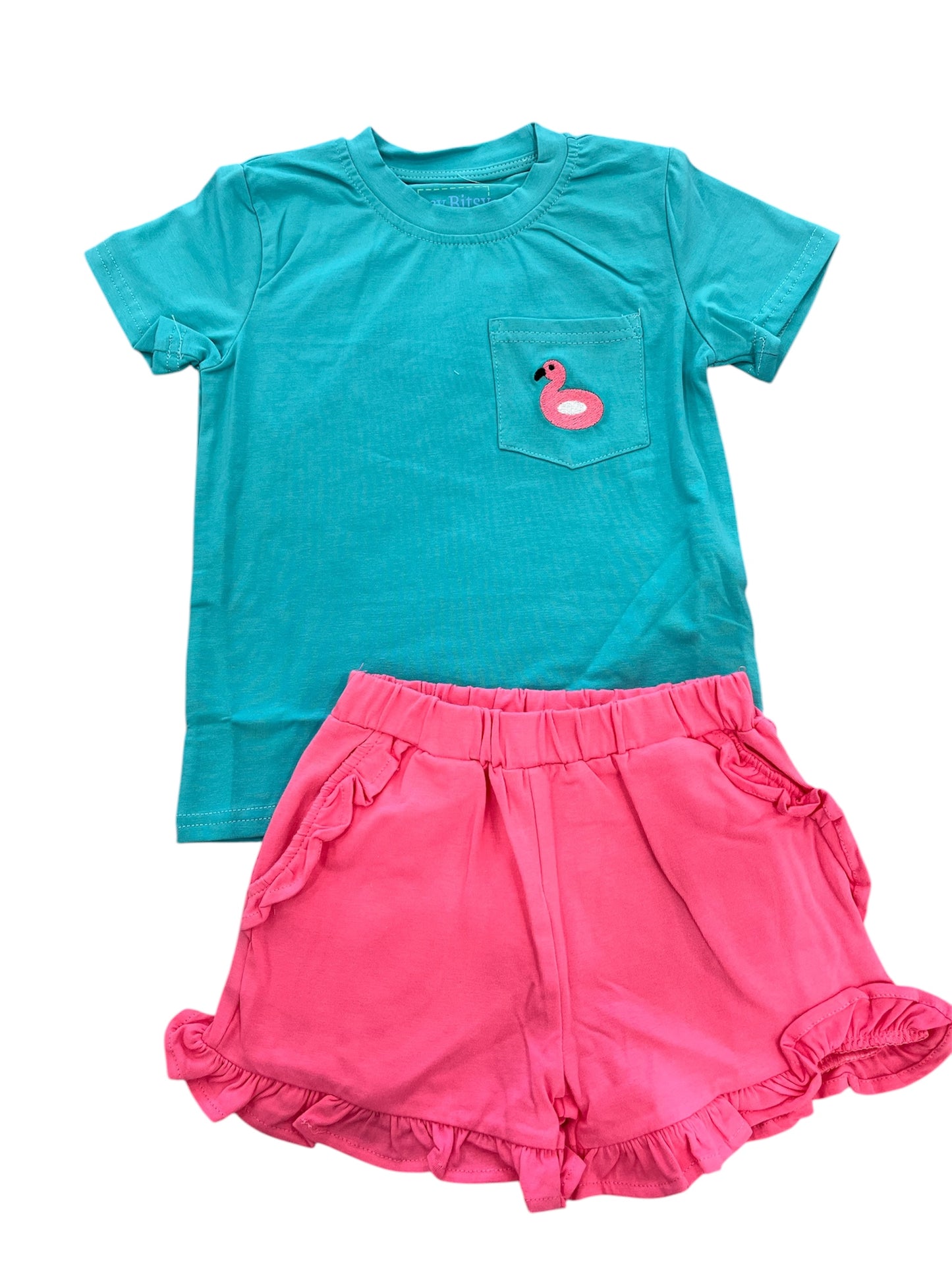 Flamingo Short Set