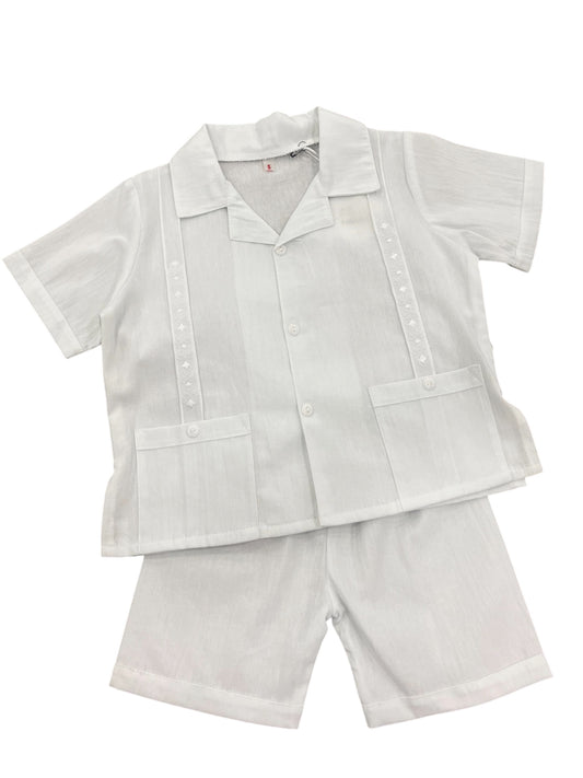 Guayabera Short Set