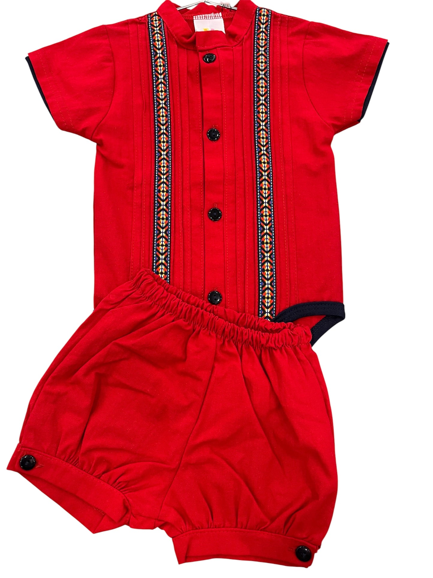 Guayabera Onesie Set