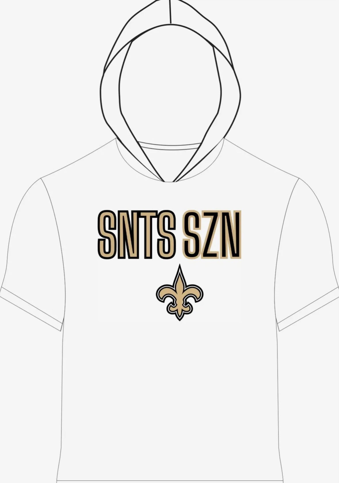 Saints Short Hoodie
